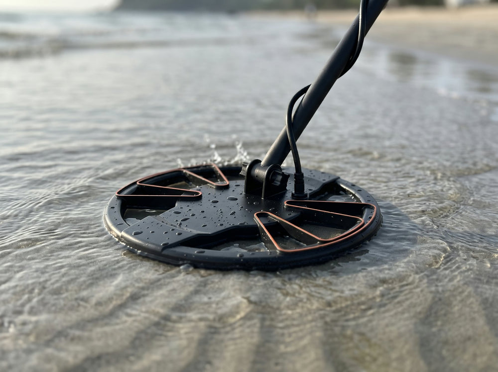Bobine étanche du détecteur dans l'eau